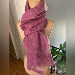 NWT Silk Cotton Mix Shawl Scarf